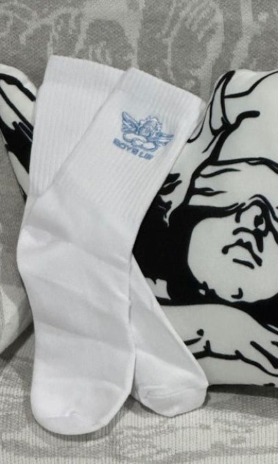 Boys Lie Blue Logo Socks