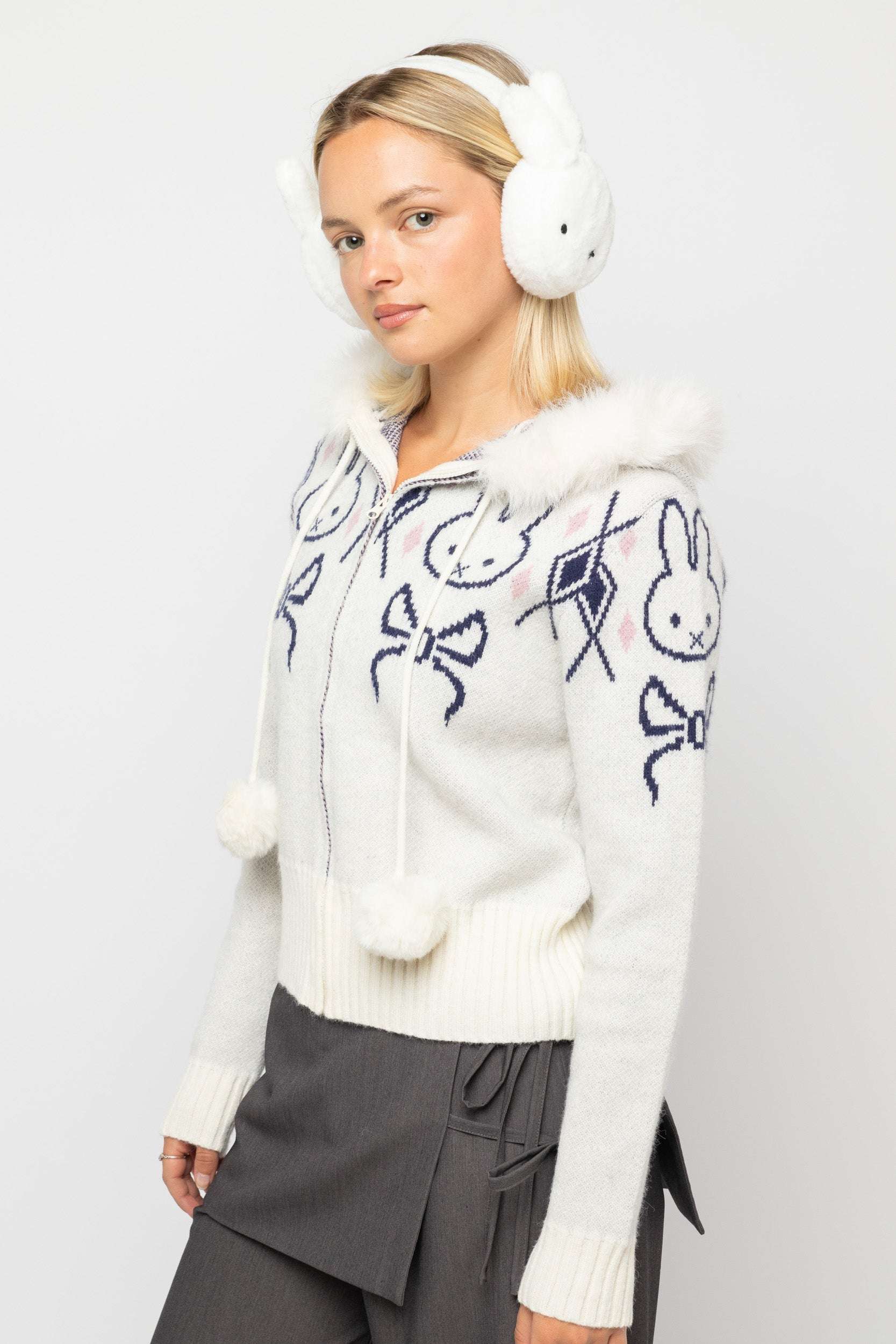 Daisy Street x Miffy Faux Fur Ear Muffs