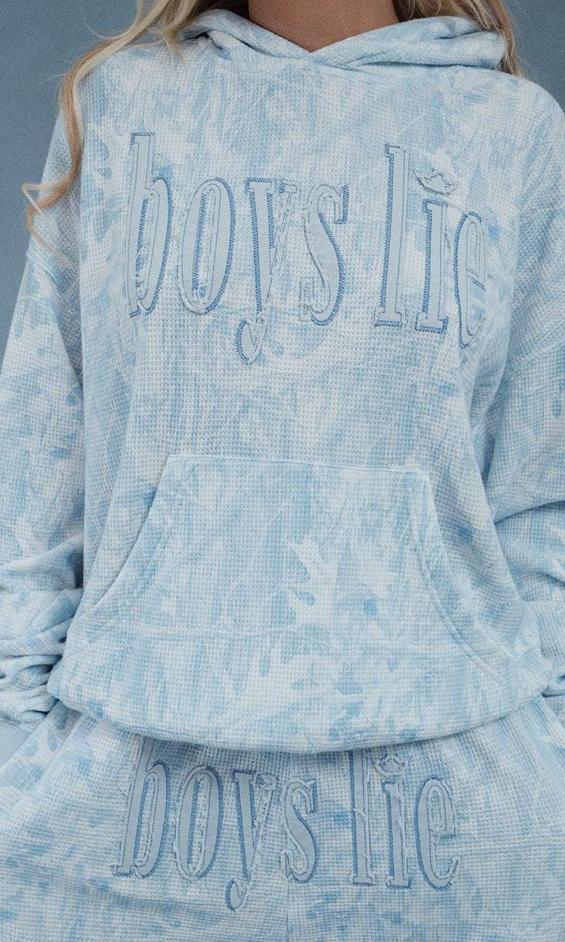 Boys Lie Blue Manhunt Racer Hoodie