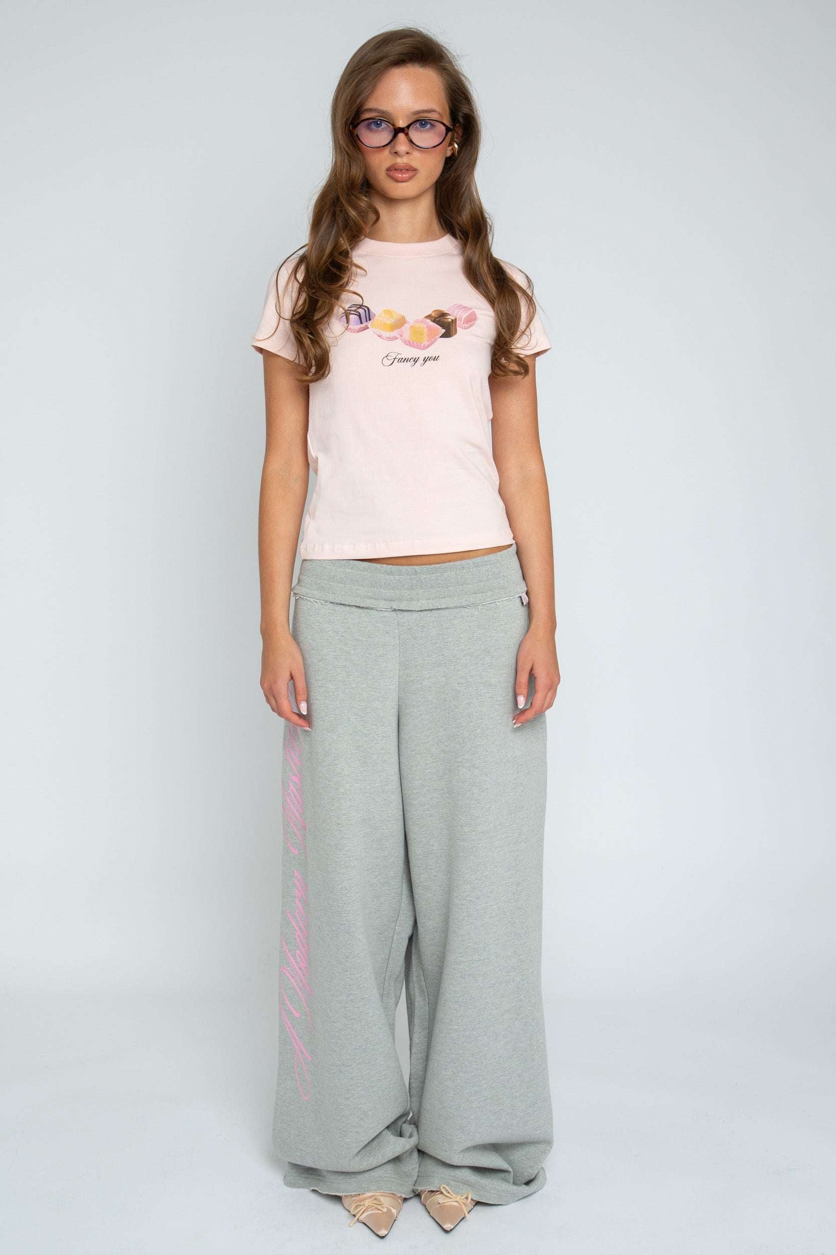 Daisy Street Masterpiece Grey Jogger Pants