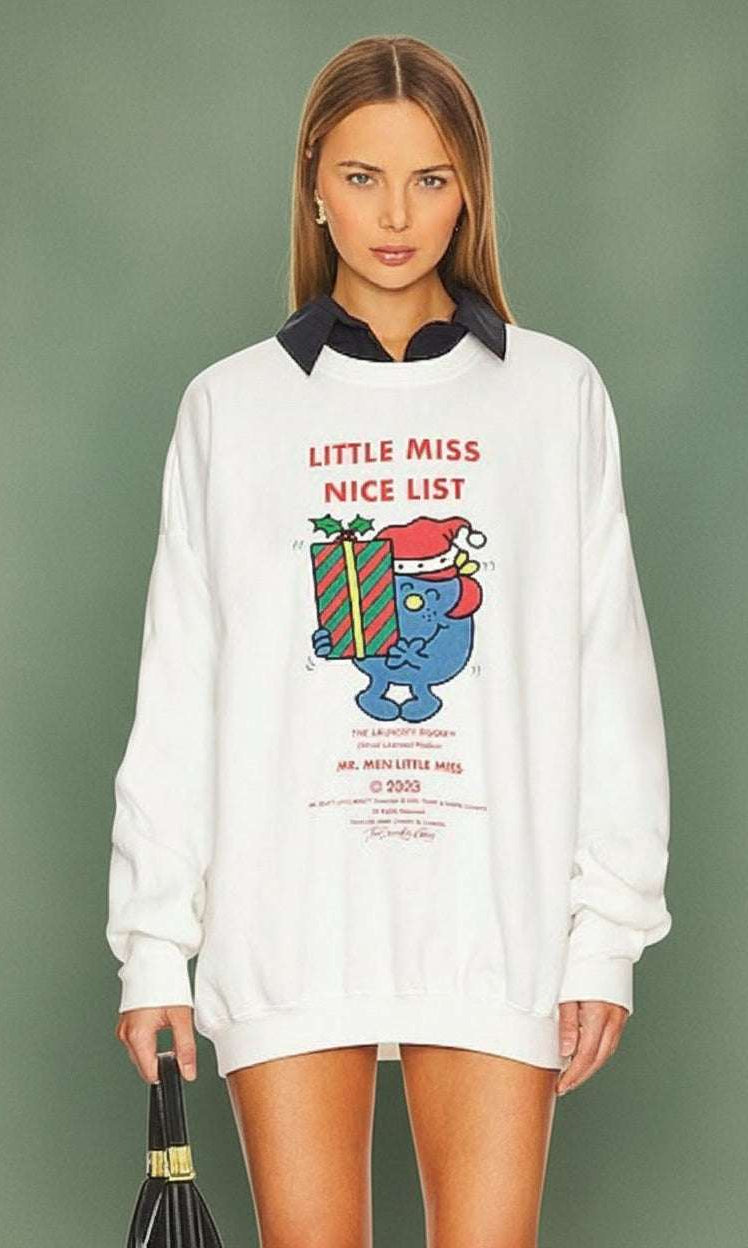 The Laundry Room Little Miss Nice List Christmas Jumper