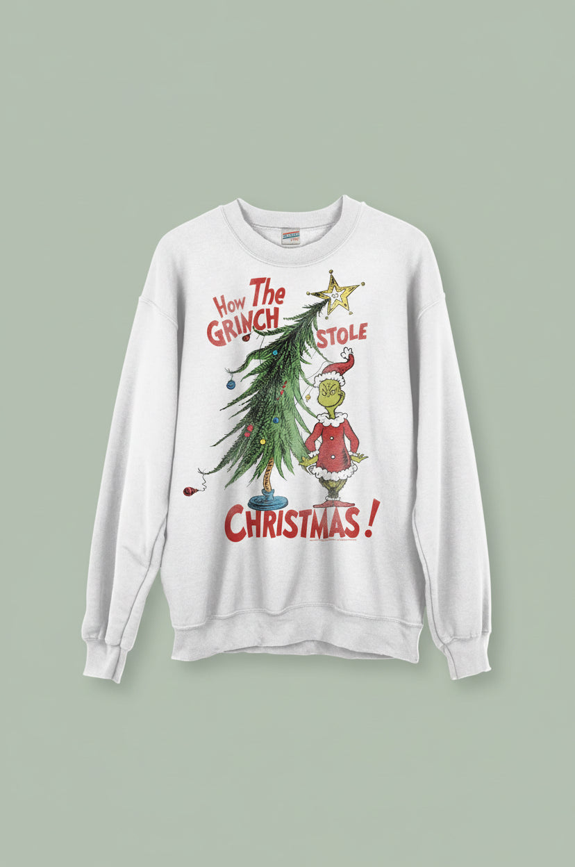 JUNKFOOD How The Grinch Stole Christmas Jumper