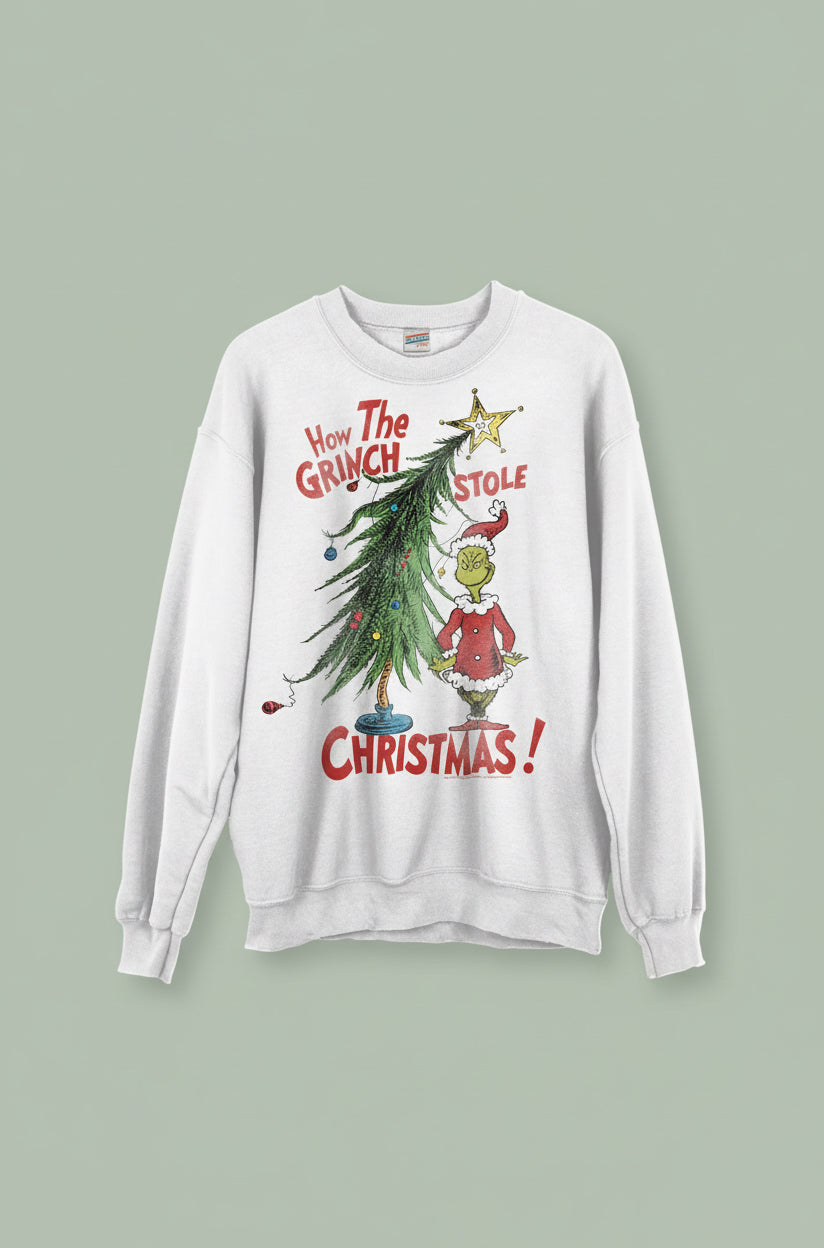 JUNKFOOD How The Grinch Stole Christmas Jumper