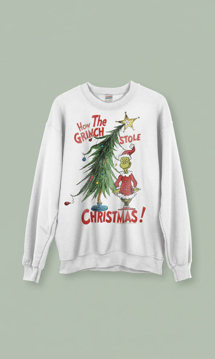 JUNKFOOD How The Grinch Stole Christmas Jumper