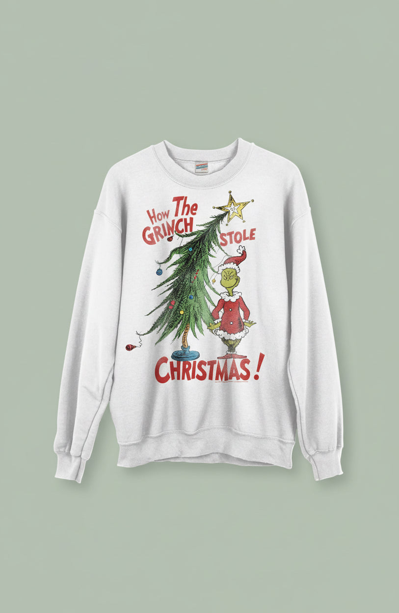 JUNKFOOD How The Grinch Stole Christmas Jumper