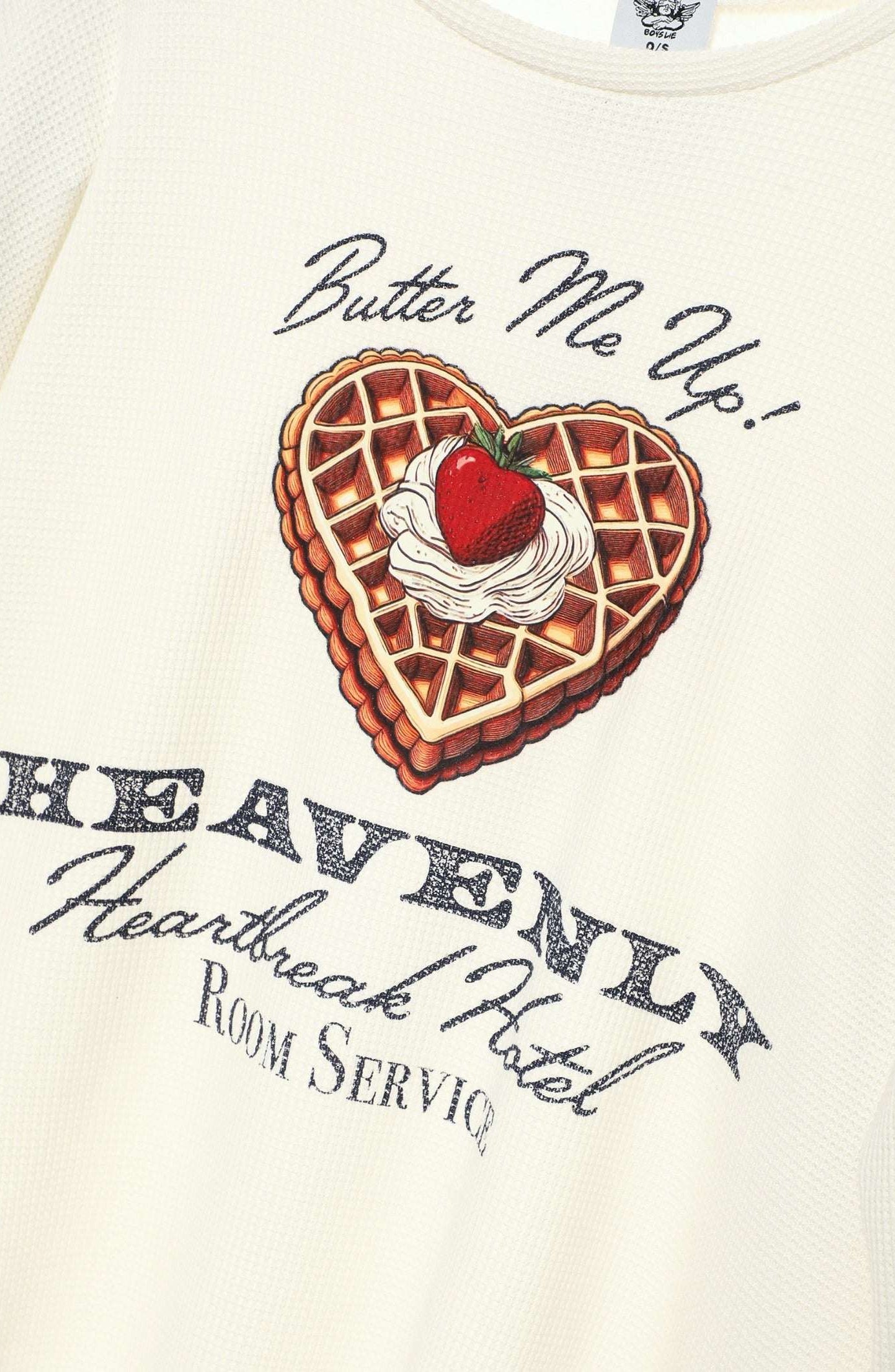 Boys Lie Heavenly Room Service PJ BF Thermal Long Sleeve Tee