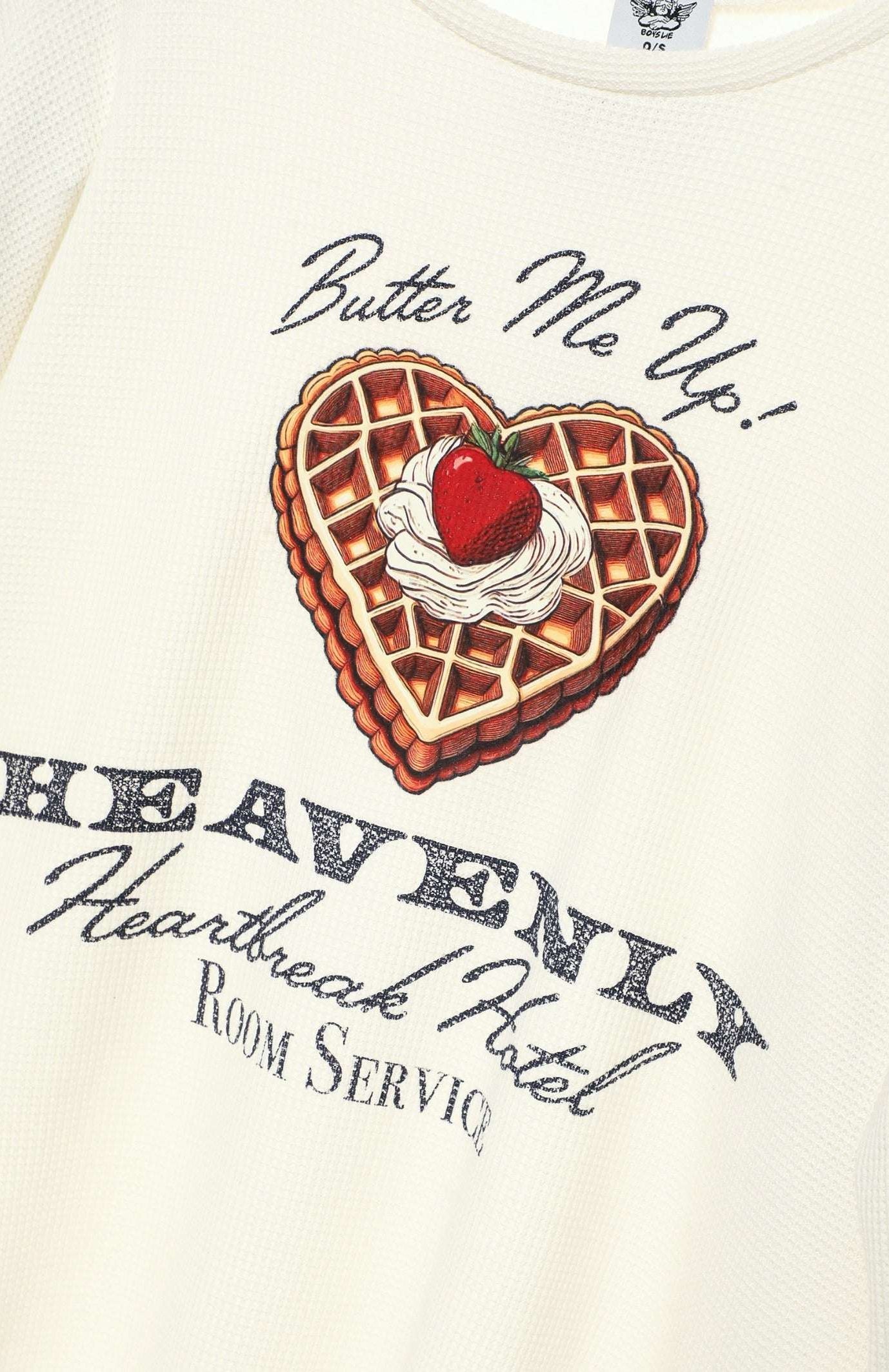 Boys Lie Heavenly Room Service PJ BF Thermal Long Sleeve Tee