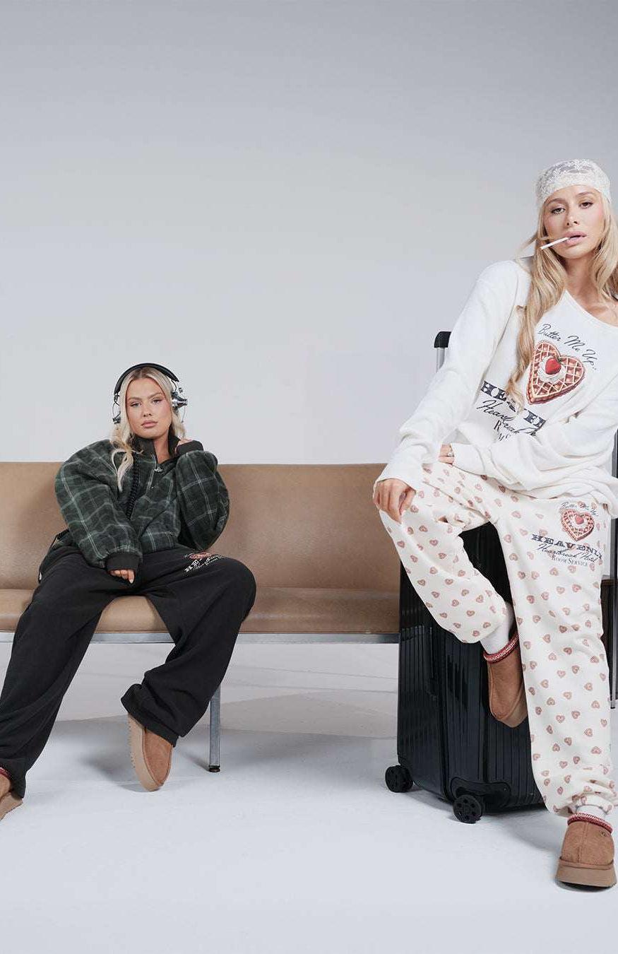 Boys Lie Heavenly Room Service PJ Printed Kimmy Pants