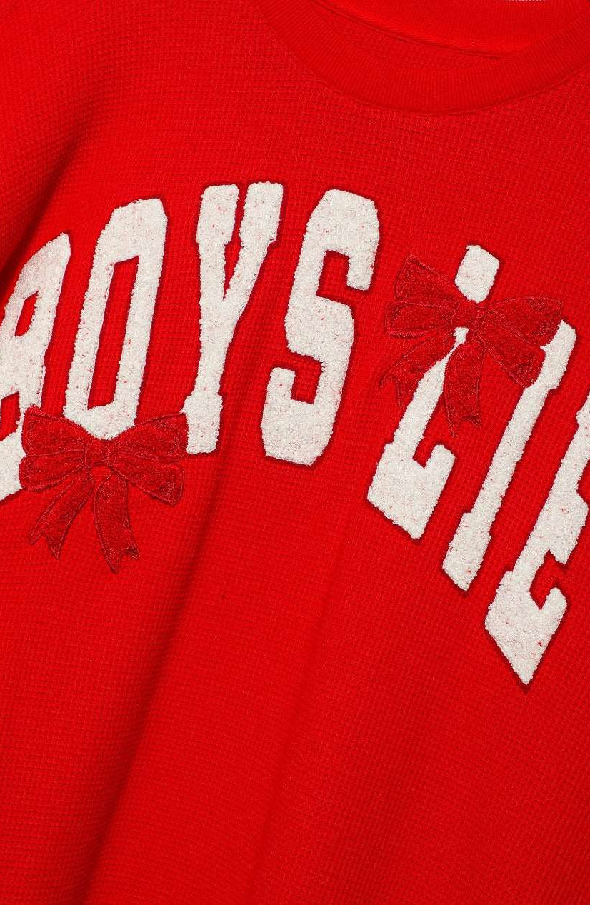 Boys Lie Wrap Me In a Bow Kara Sweater