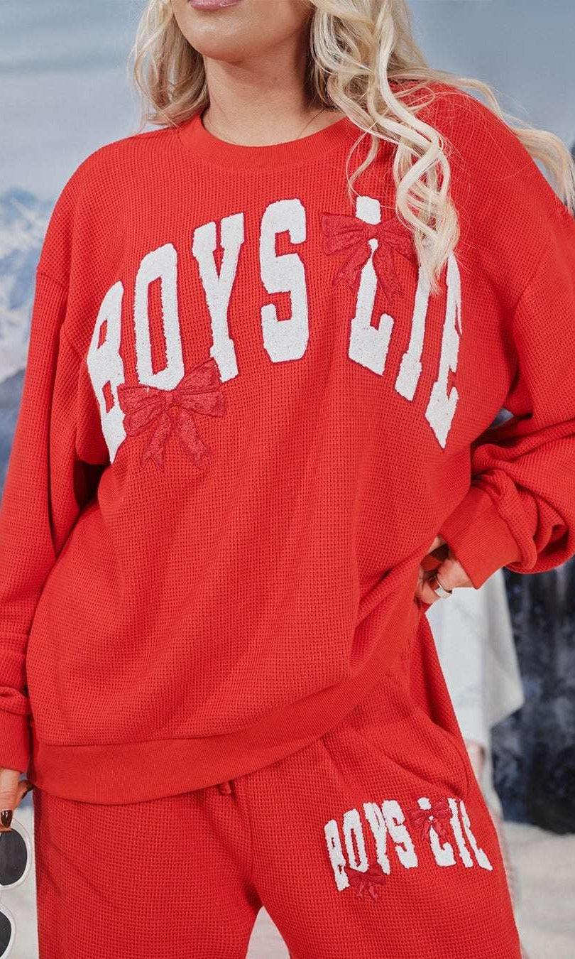 Boys Lie Wrap Me In a Bow Kara Sweater