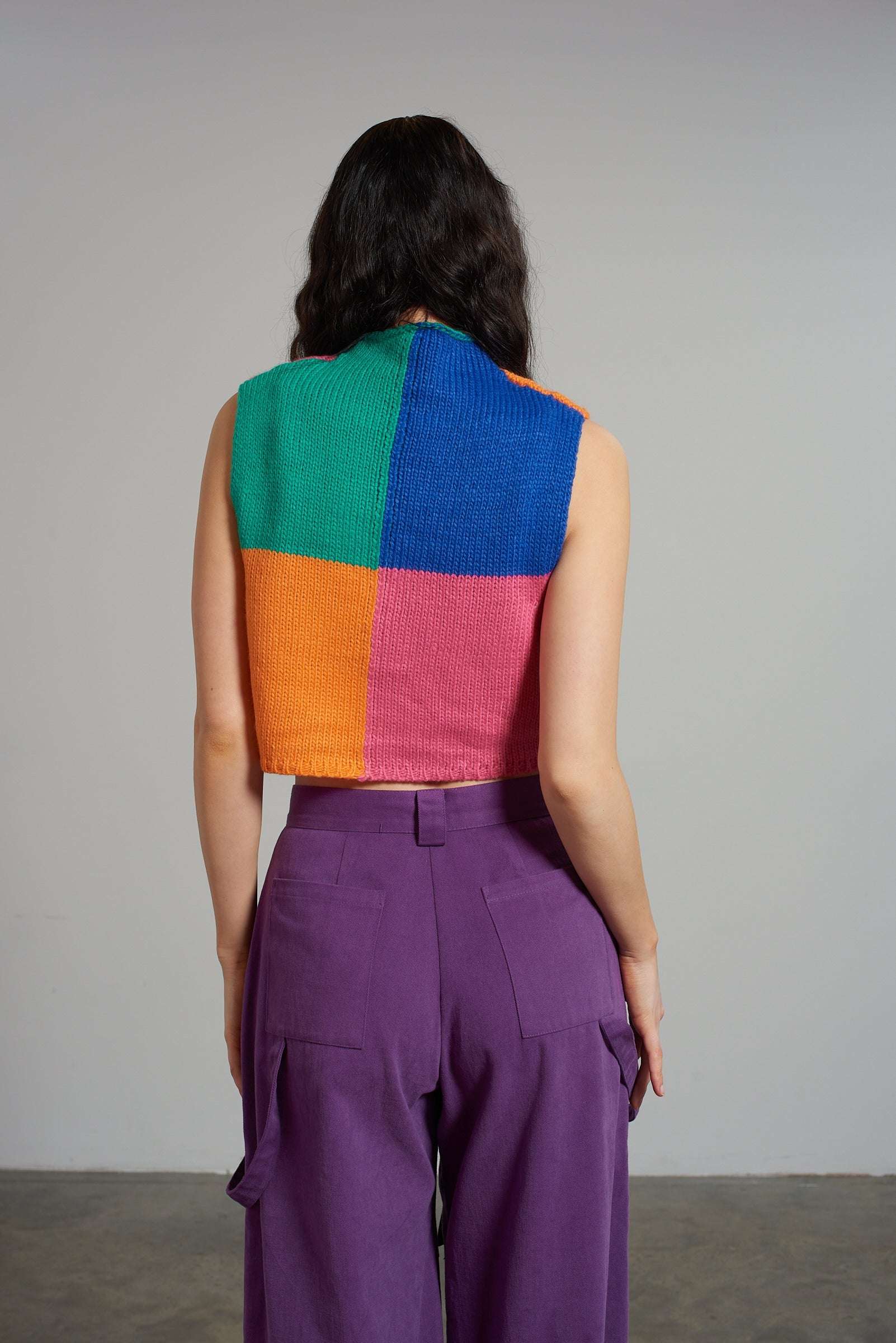 The Ragged Priest Destroy Knit Sleeveless Jumper Jumper by The Ragged Priest as seen on celebrities