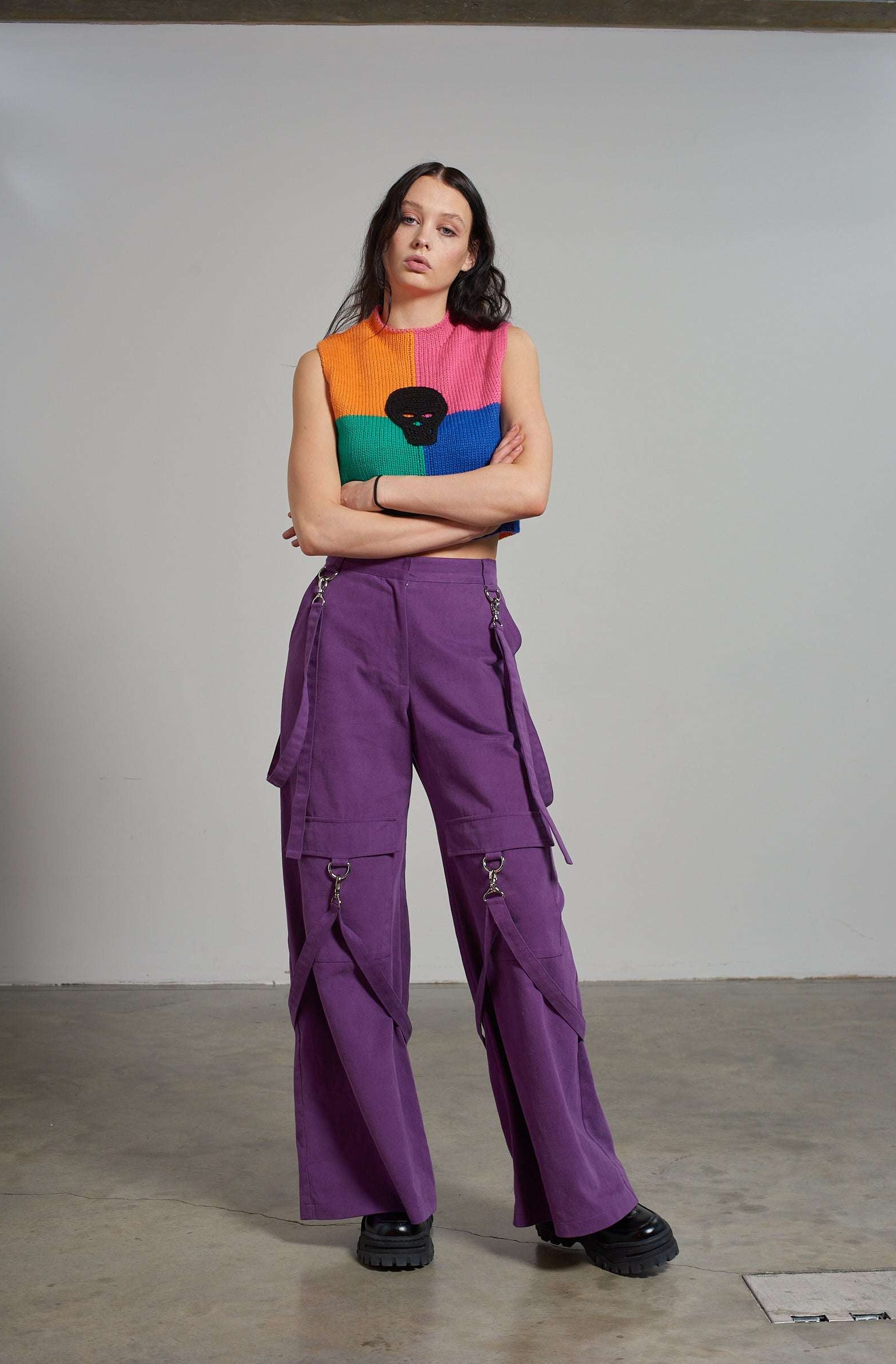 The Ragged Priest Destroy Knit Sleeveless Jumper Jumper by The Ragged Priest as seen on celebrities