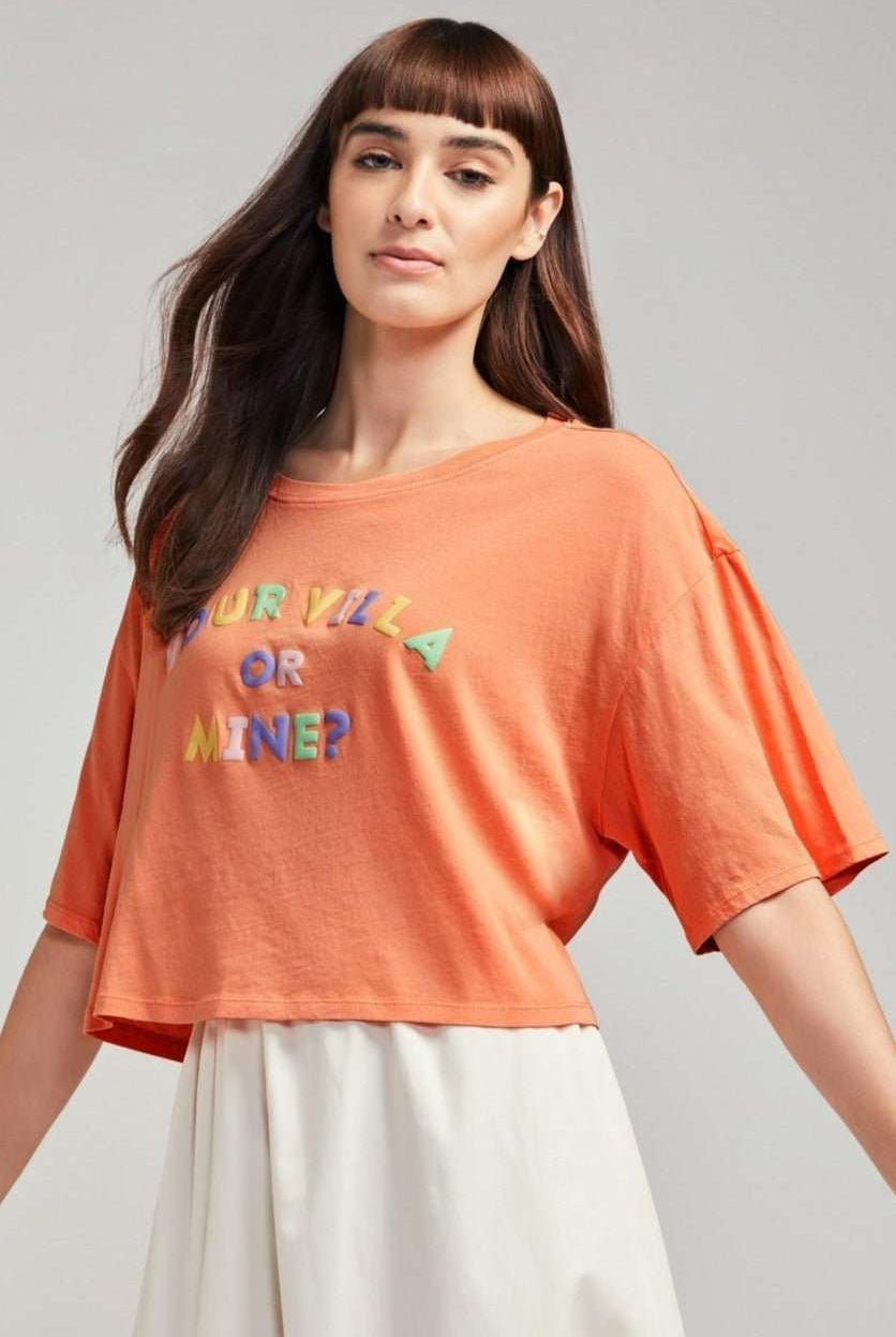 Shop Wildfox Wildfox Who's Villa Alhambra Tee T-Shirt for women – premium loungewear and festival fashion at Spoiled Brat