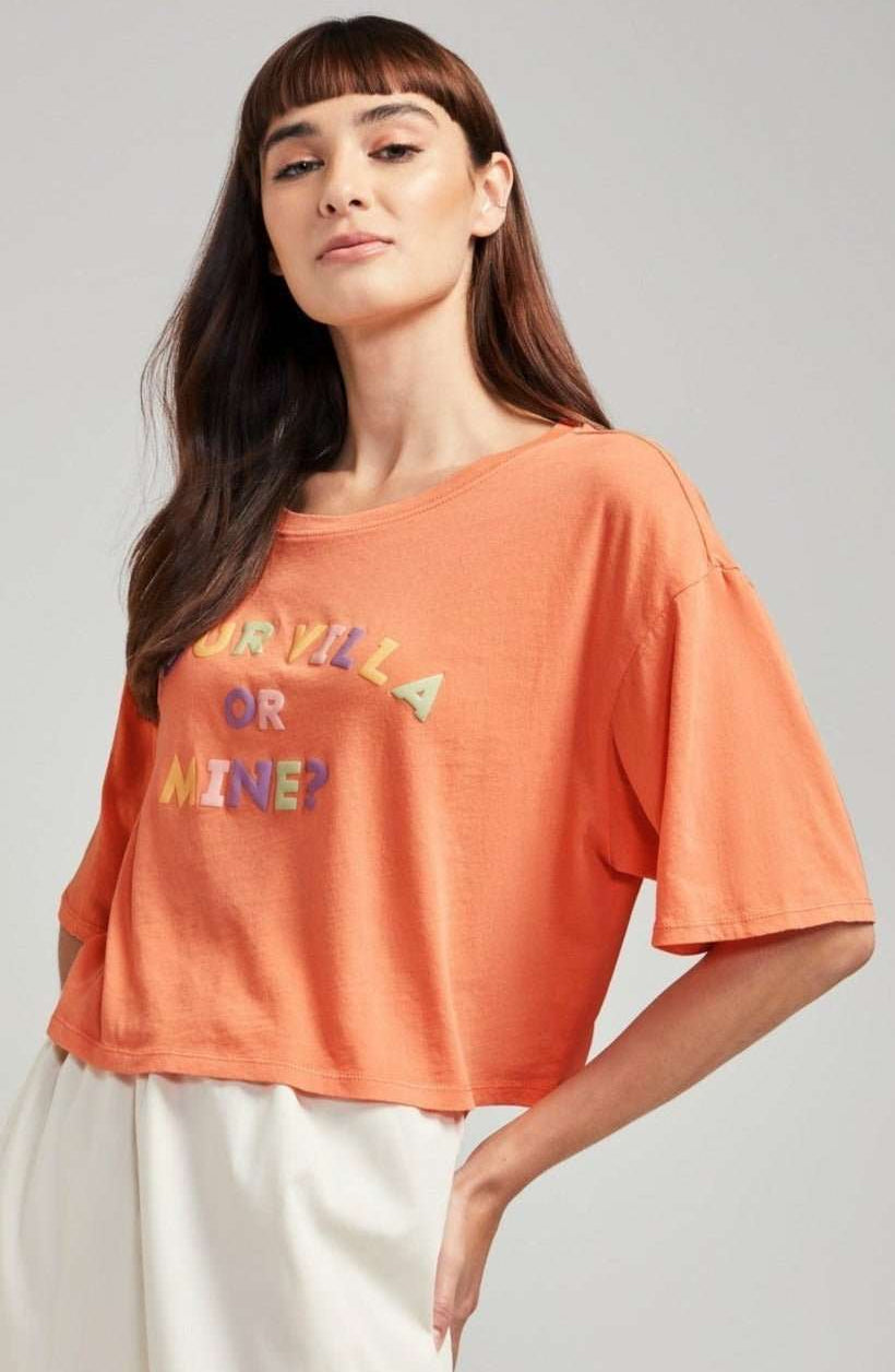 Shop Wildfox Wildfox Who's Villa Alhambra Tee T-Shirt for women – premium loungewear and festival fashion at Spoiled Brat