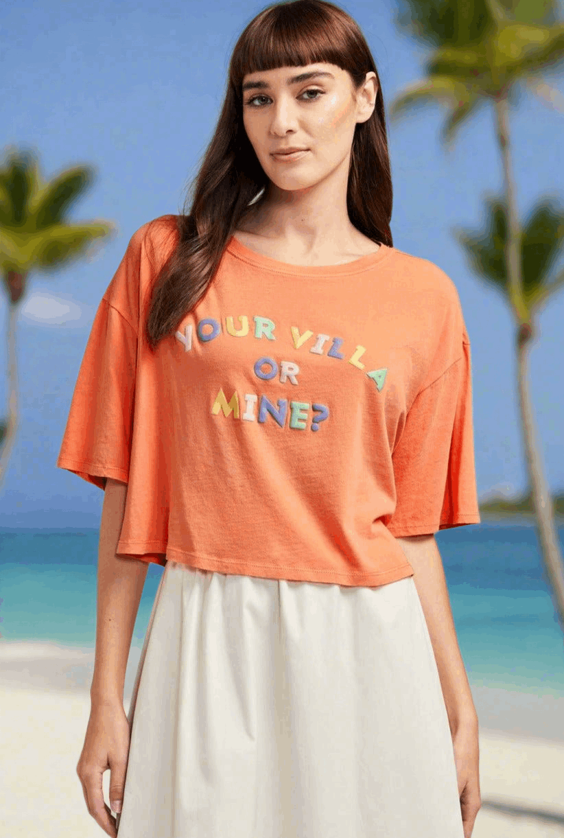 Shop Wildfox Wildfox Who's Villa Alhambra Tee T-Shirt for women – premium loungewear and festival fashion at Spoiled Brat
