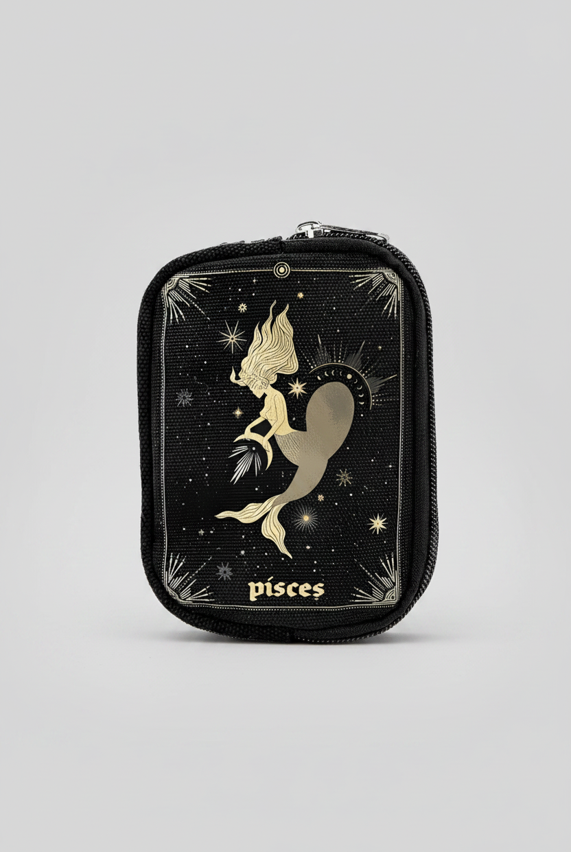 Shop Comeco INC Zodiac Sign Wristlet Purse Purse for women – premium loungewear and festival fashion at Spoiled Brat