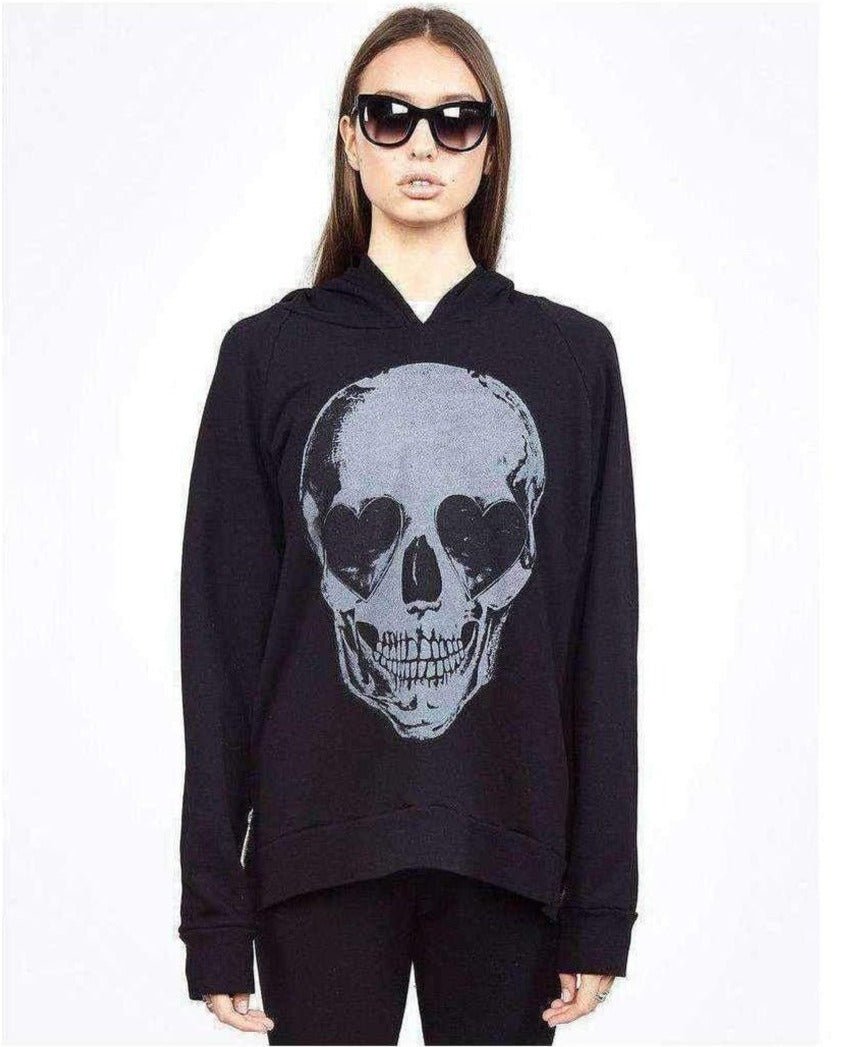 Lauren Moshi Corbin Heart Eye Skull Pullover Pullover by Lauren Moshi as seen on celebrities