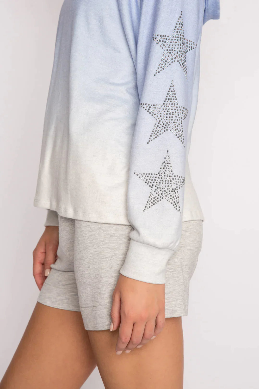 PJ Salvage Blue Ombre Goddess Star Hoodie Hoodie by PJ Salvage as seen on celebrities
