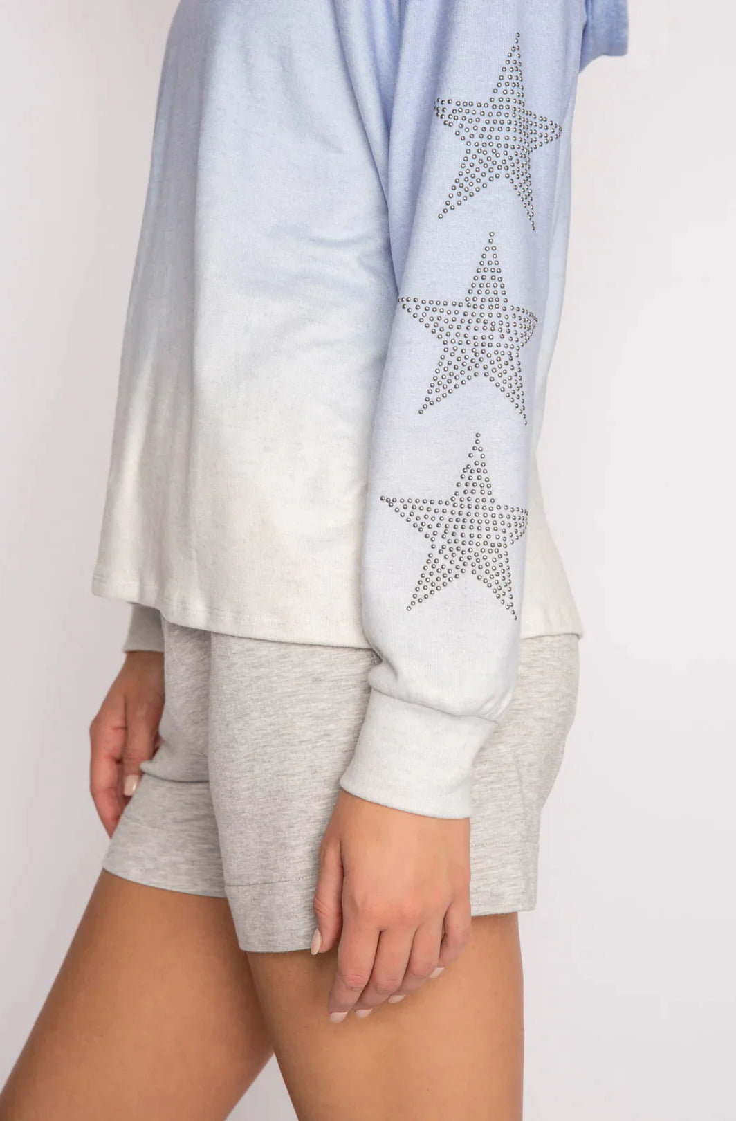 PJ Salvage Blue Ombre Goddess Star Hoodie Hoodie by PJ Salvage as seen on celebrities