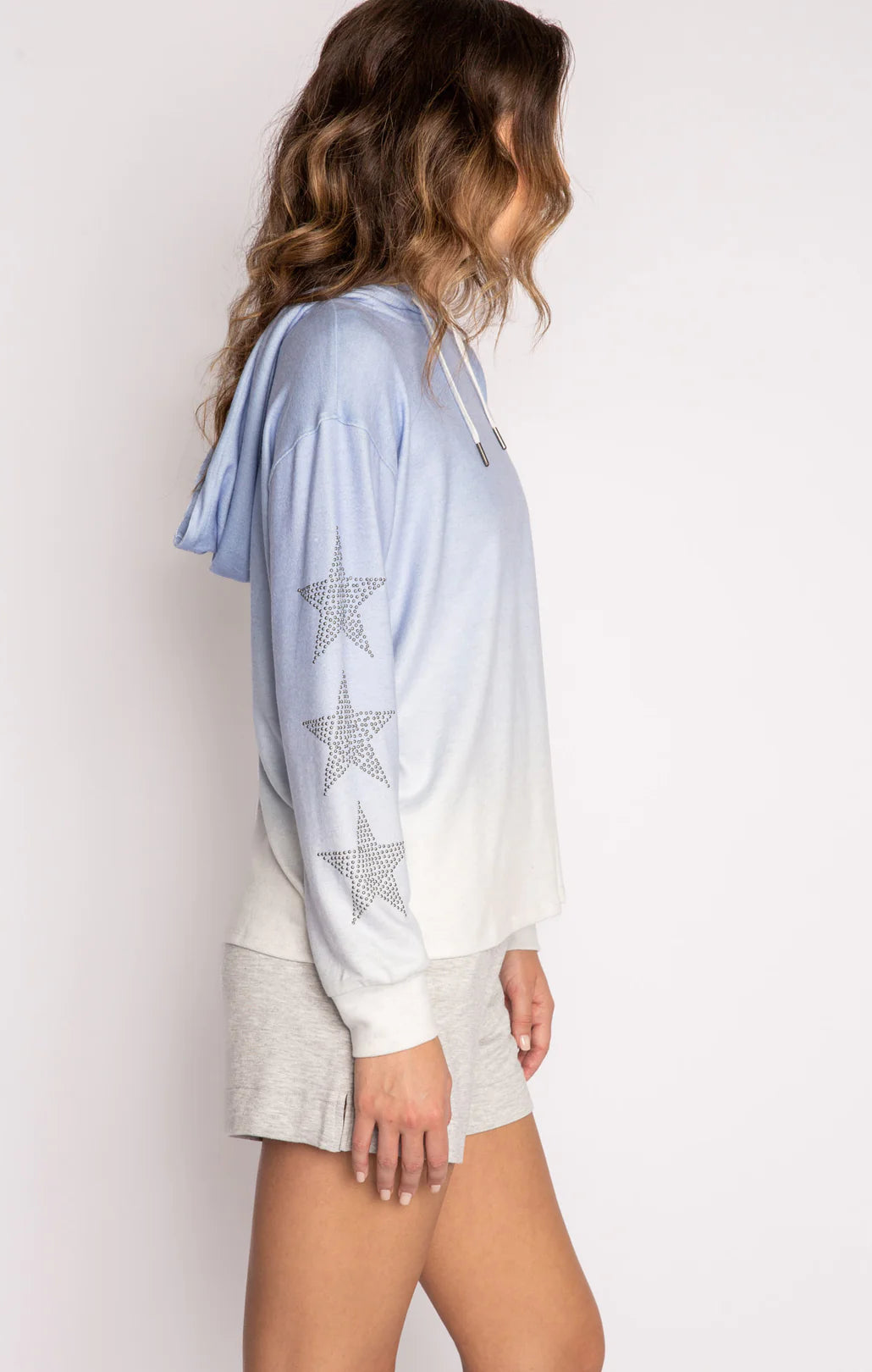 PJ Salvage Blue Ombre Goddess Star Hoodie Hoodie by PJ Salvage as seen on celebrities