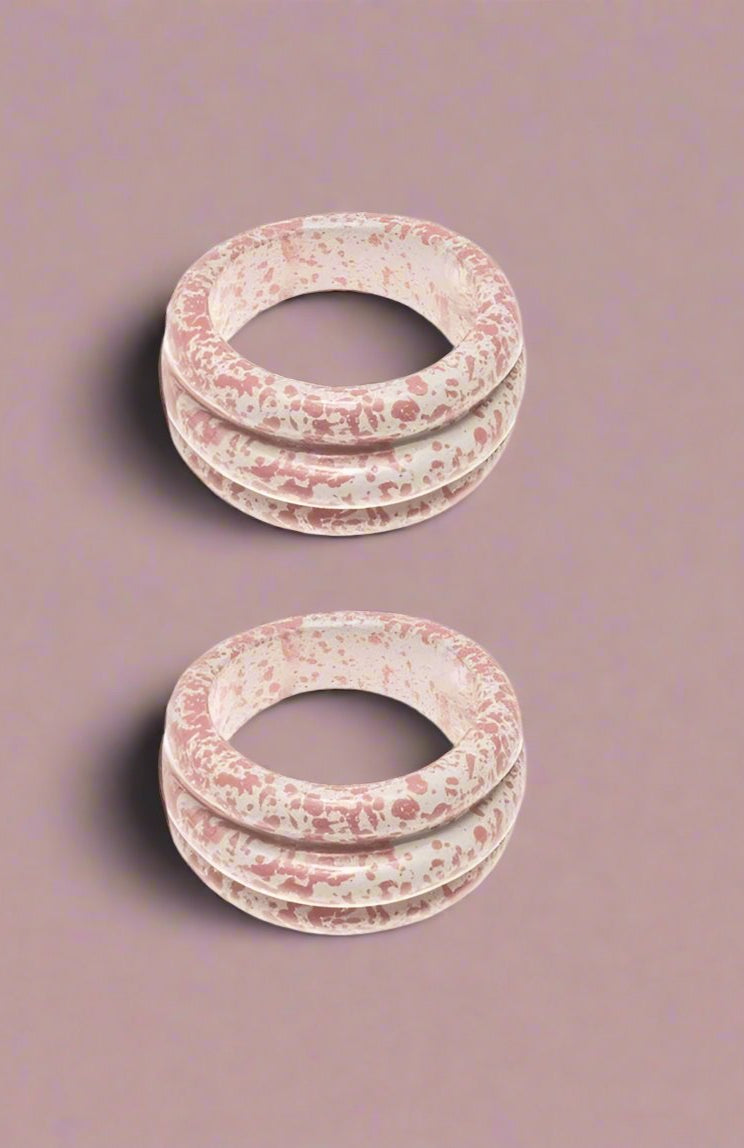 Sofia Richie x 8 Other Reasons Pink Ring Set Ring by 8 Other Reasons as seen on celebrities