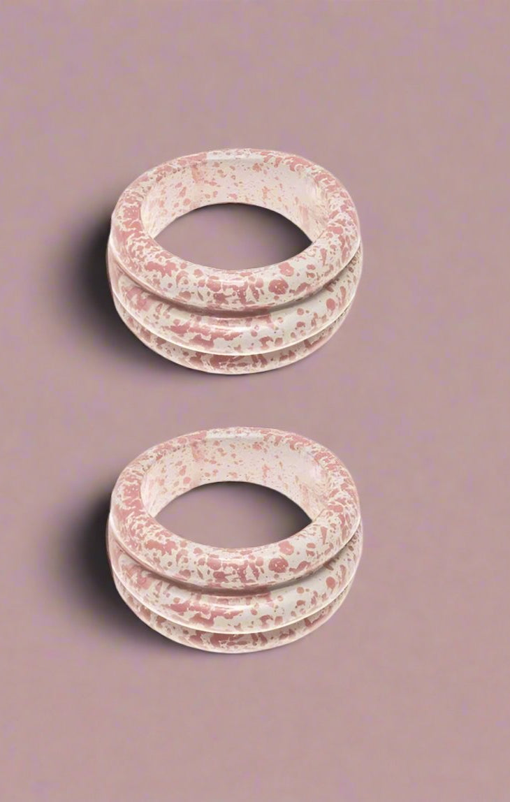 Sofia Richie x 8 Other Reasons Pink Ring Set Ring by 8 Other Reasons as seen on celebrities