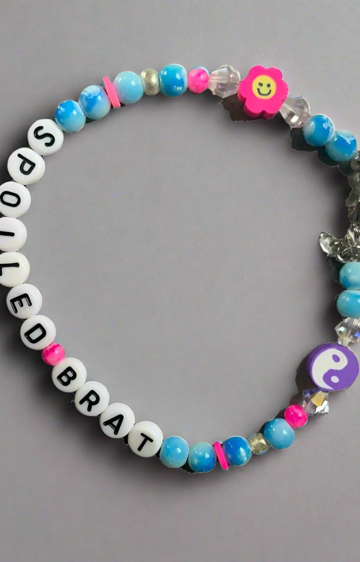 Rad & Refined Spoiled Brat Beaded Bracelet Anklet by Rad and Refined as seen on celebrities