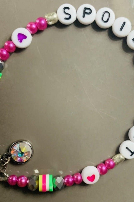 Rad & Refined Spoiled Brat Beaded Bracelet Anklet by Rad and Refined as seen on celebrities