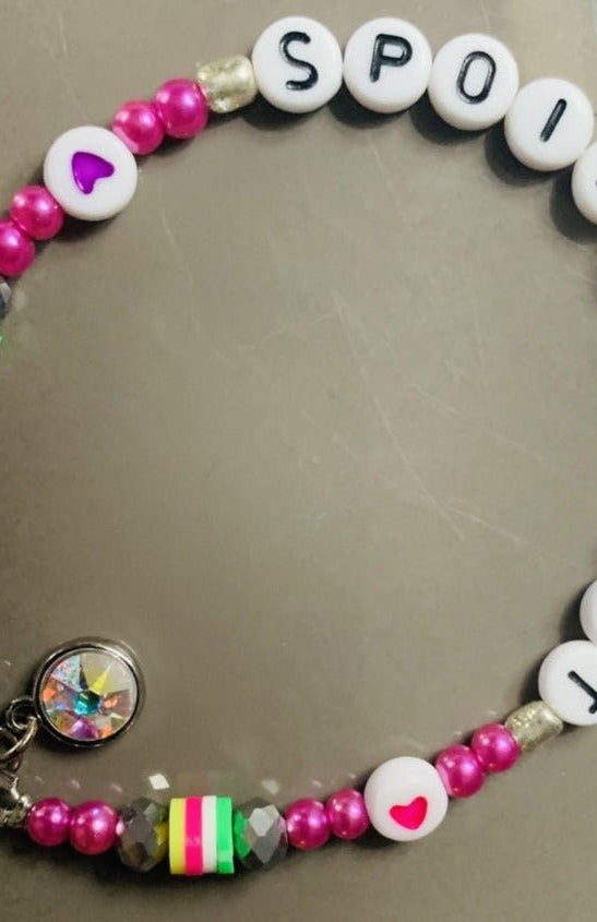 Rad & Refined Spoiled Brat Beaded Bracelet Anklet by Rad and Refined as seen on celebrities