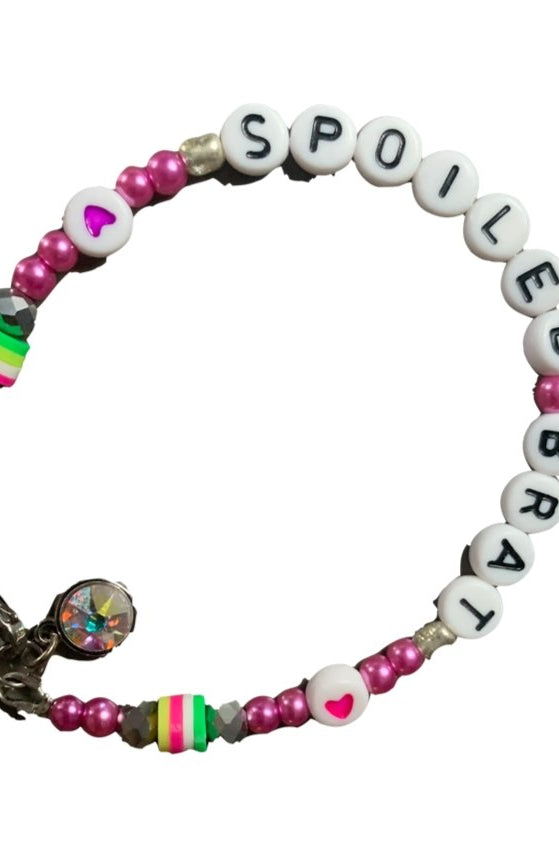 Rad & Refined Spoiled Brat Beaded Bracelet Anklet by Rad and Refined as seen on celebrities