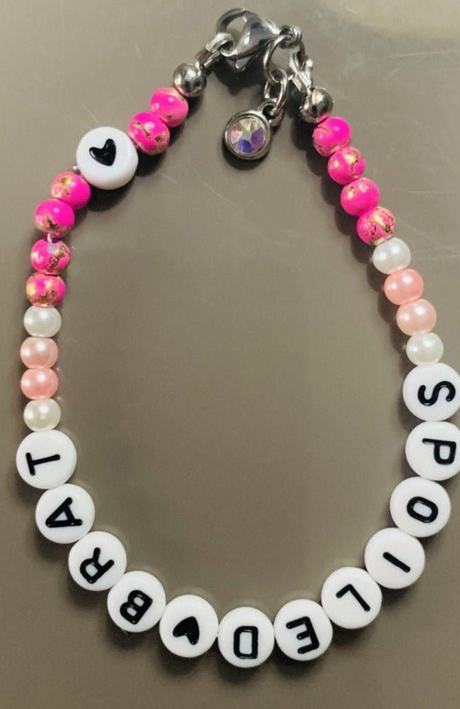 Rad & Refined Spoiled Brat Beaded Bracelet Anklet by Rad and Refined as seen on celebrities