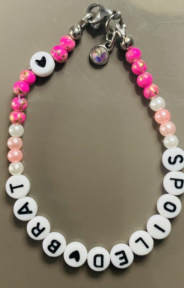 Rad & Refined Spoiled Brat Beaded Bracelet Anklet by Rad and Refined as seen on celebrities