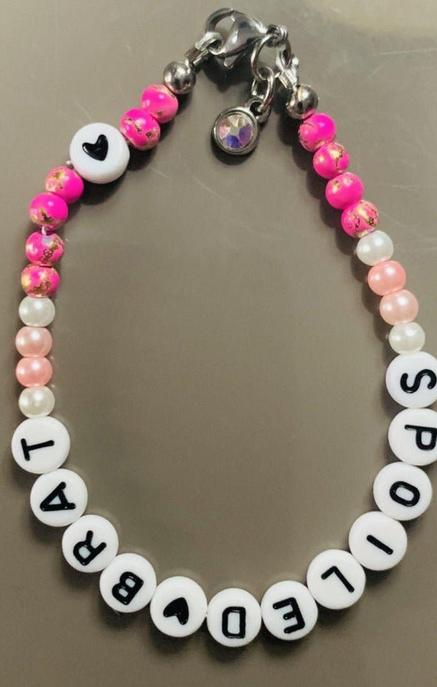 Rad & Refined Spoiled Brat Beaded Bracelet Anklet by Rad and Refined as seen on celebrities