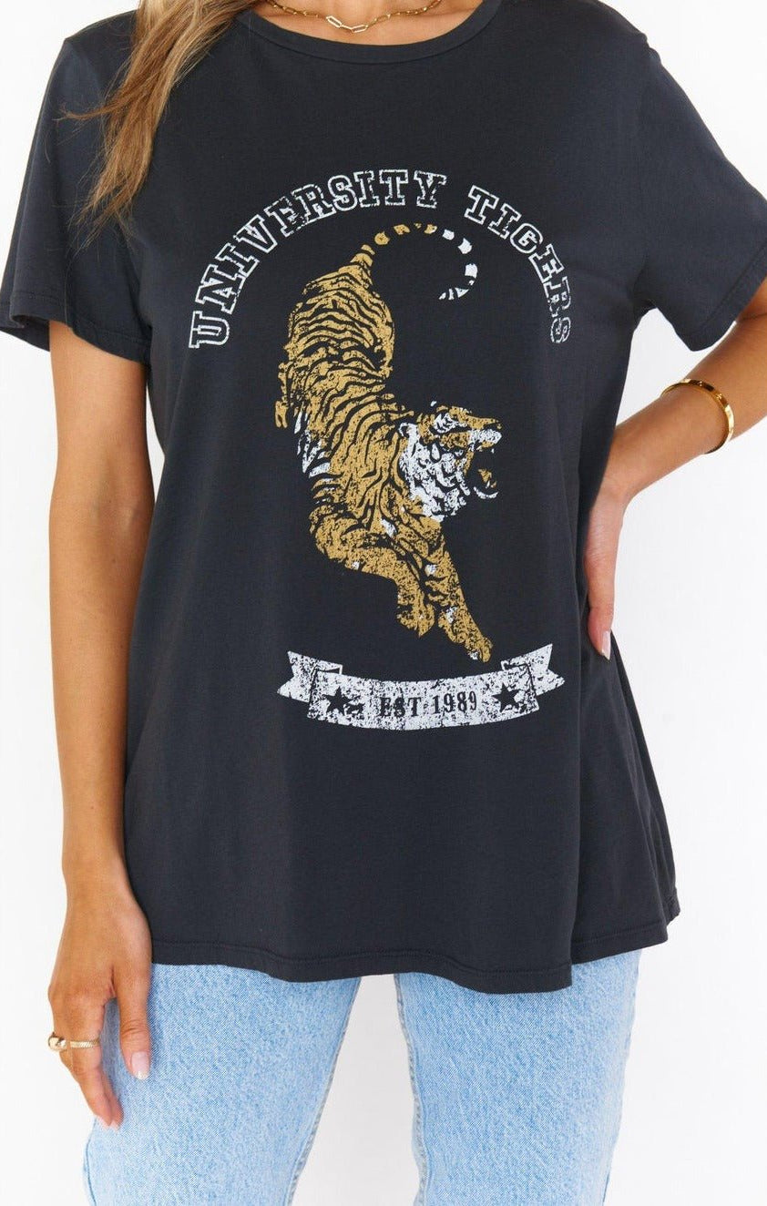 Show Me Your Mumu Oliver University Tiger Graphic Tee T-Shirt by Show Me Your Mumu as seen on celebrities