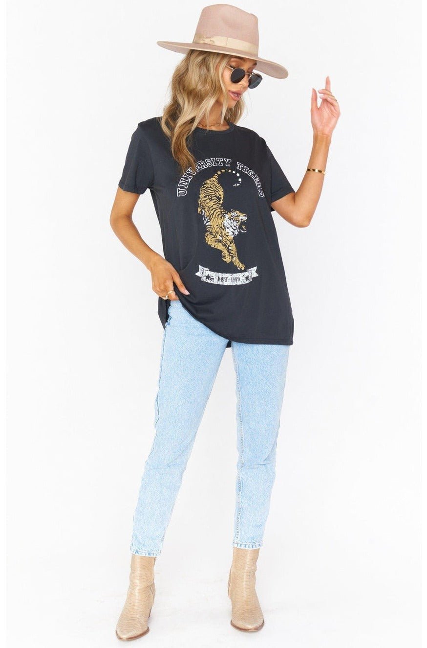 Show Me Your Mumu Oliver University Tiger Graphic Tee T-Shirt by Show Me Your Mumu as seen on celebrities