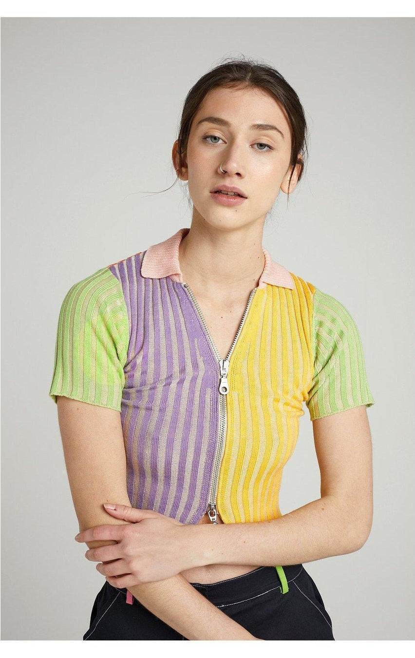 The Ragged Priest Shine Knit Top as seen on Chloe Meadows Knit Jumper by The Ragged Priest as seen on celebrities