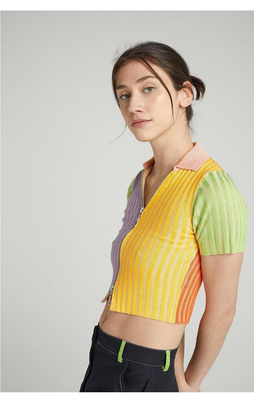 The Ragged Priest Shine Knit Top as seen on Chloe Meadows Knit Jumper by The Ragged Priest as seen on celebrities