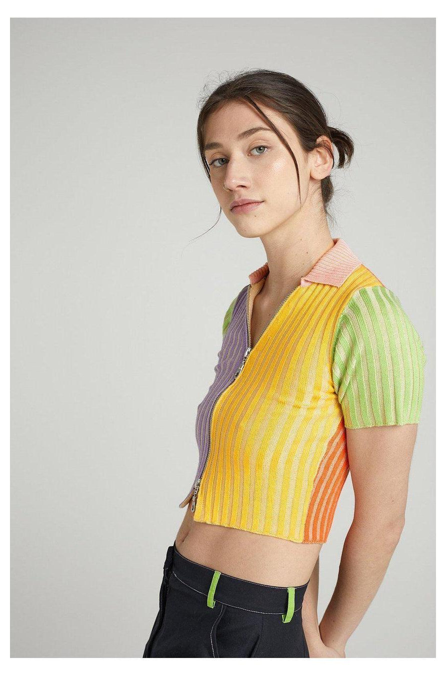 The Ragged Priest Shine Knit Top as seen on Chloe Meadows Knit Jumper by The Ragged Priest as seen on celebrities