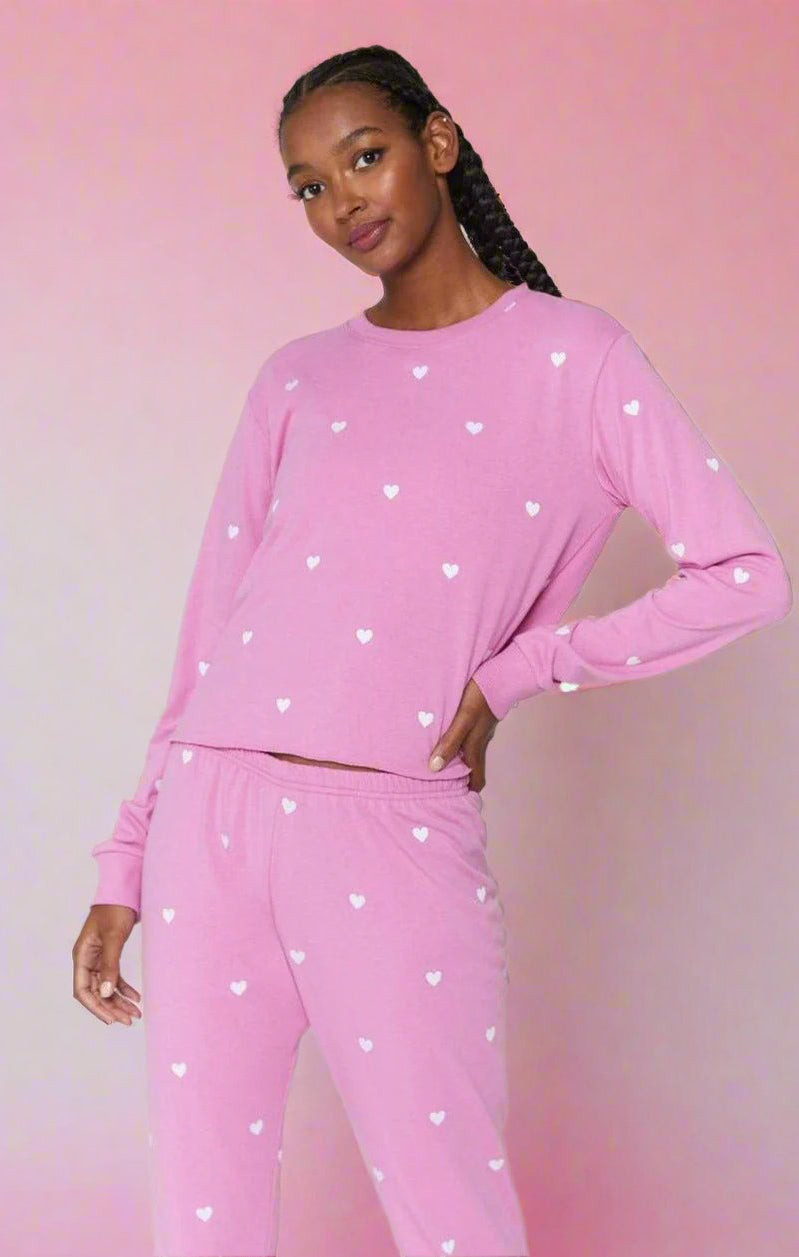 Spiritual Gangster Heart Crop Sweatshirt Sweater by Spiritual Gangster as seen on celebrities