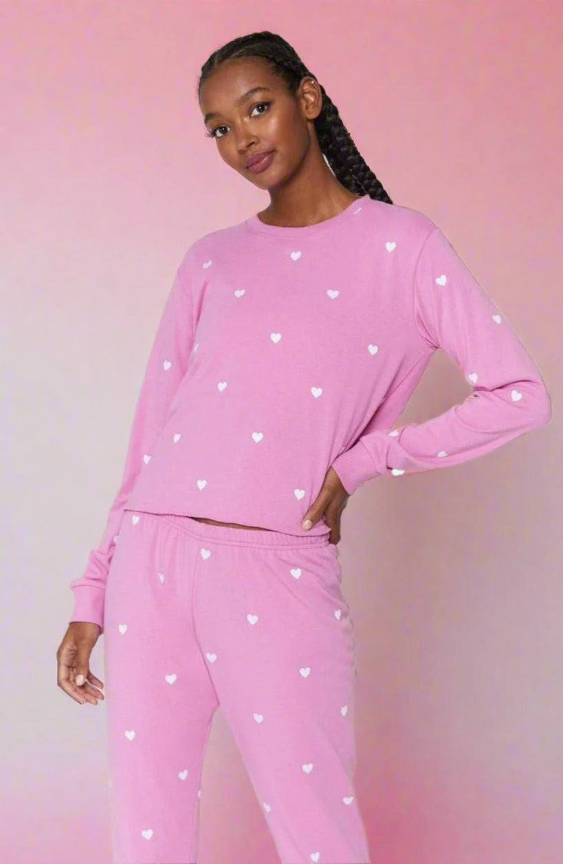 Spiritual Gangster Heart Crop Sweatshirt Sweater by Spiritual Gangster as seen on celebrities