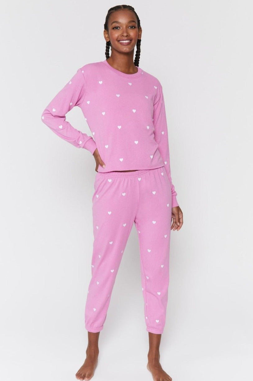 Spiritual Gangster Heart Crop Sweatshirt Sweater by Spiritual Gangster as seen on celebrities