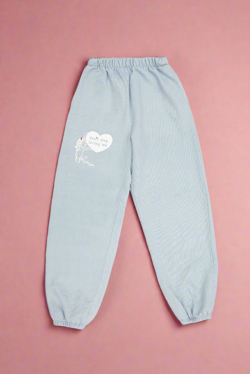 Shop Boys Lie Boys Lie Dont Stop Loving Me Sweatpants Sweatpants for women – premium loungewear and festival fashion at Spoiled Brat