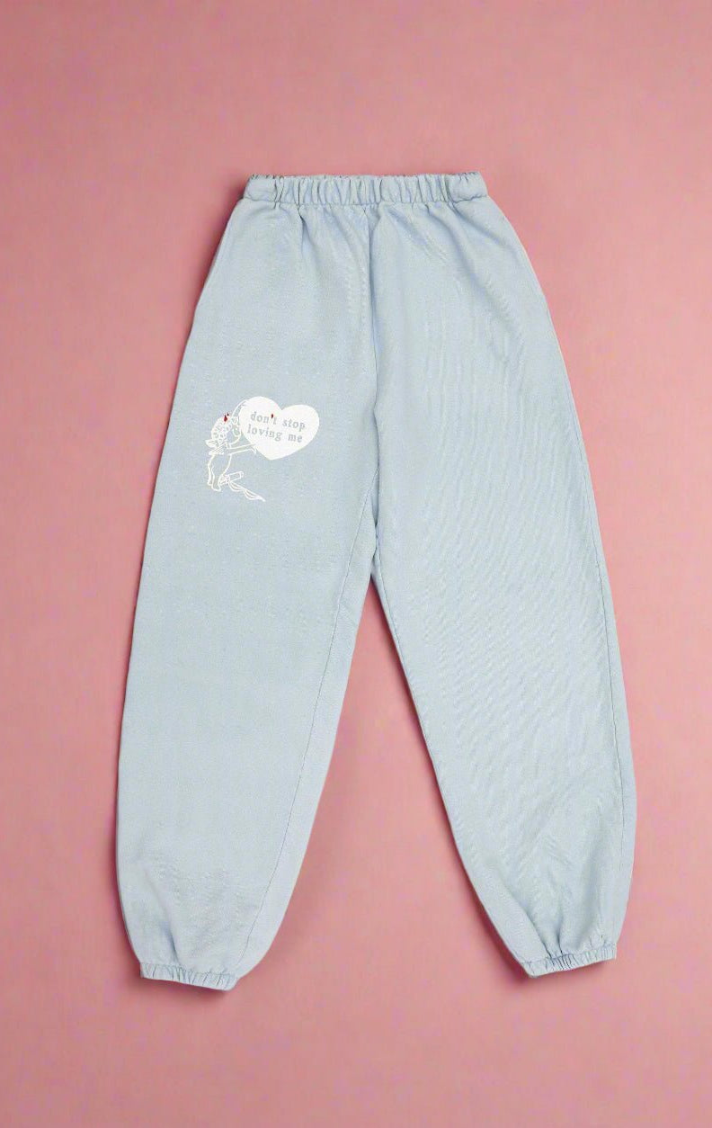 Shop Boys Lie Boys Lie Dont Stop Loving Me Sweatpants Sweatpants for women – premium loungewear and festival fashion at Spoiled Brat