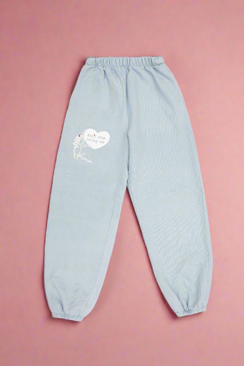 Shop Boys Lie Boys Lie Dont Stop Loving Me Sweatpants Sweatpants for women – premium loungewear and festival fashion at Spoiled Brat