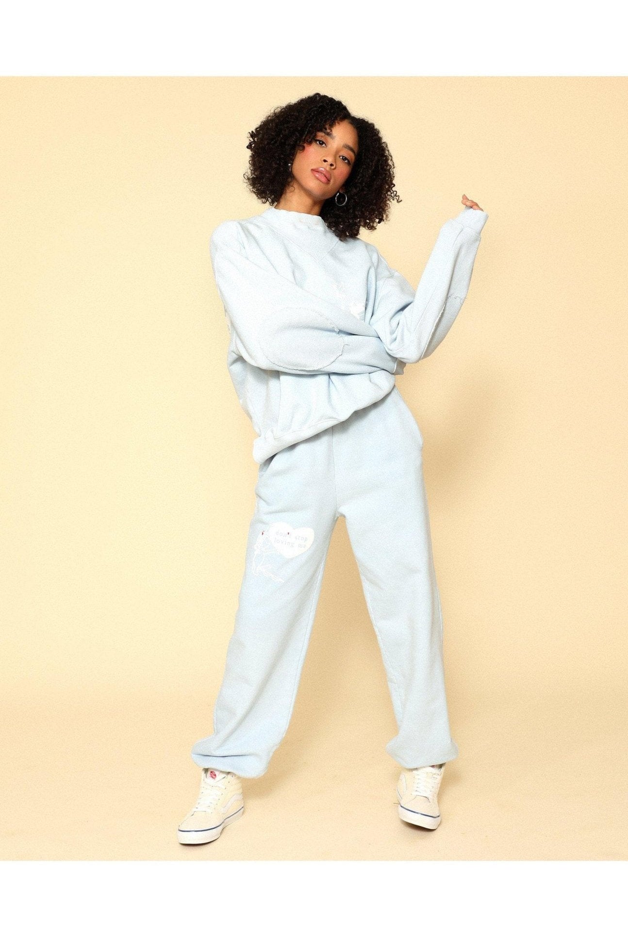 Shop Boys Lie Boys Lie Dont Stop Loving Me Sweatpants Sweatpants for women – premium loungewear and festival fashion at Spoiled Brat