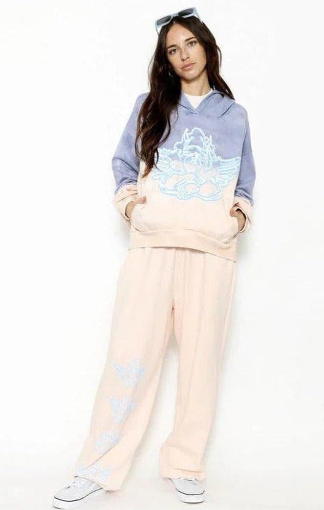 Shop Boys Lie Boys Lie Pink Hopeless Romantic Sweatpants Sweatpants for women – premium loungewear and festival fashion at Spoiled Brat