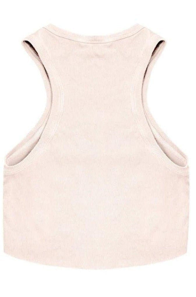 Shop Boys Lie Boys Lie Rose Pink Ribbed Tank Top Vest Top for women – premium loungewear and festival fashion at Spoiled Brat
