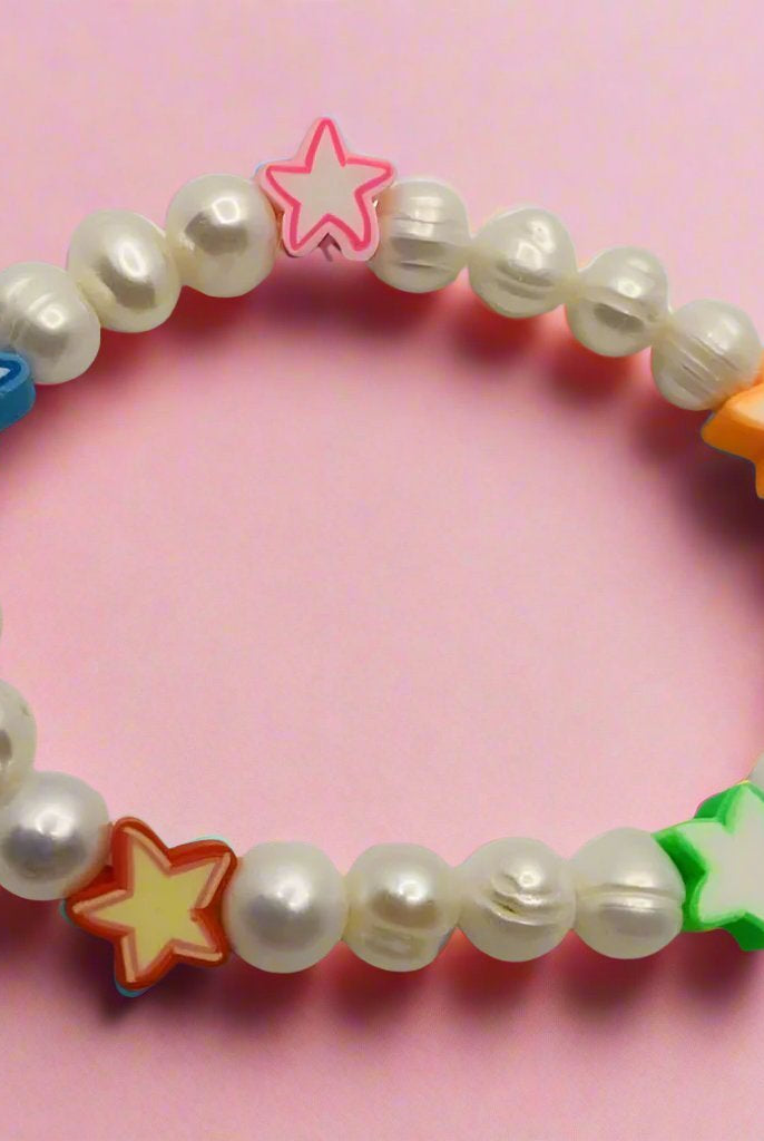 Shop Bracha Bracha All Fun Star Pearl Bracelet Bracelet for women – premium loungewear and festival fashion at Spoiled Brat