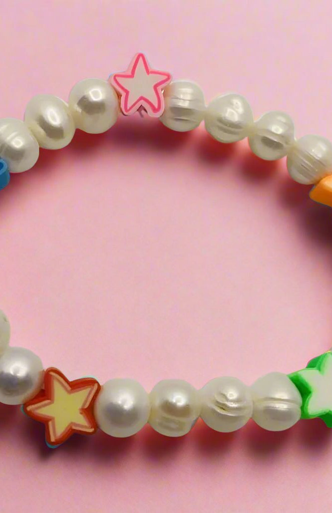 Shop Bracha Bracha All Fun Star Pearl Bracelet Bracelet for women – premium loungewear and festival fashion at Spoiled Brat