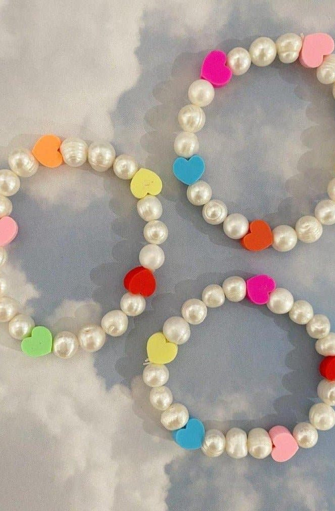 Shop Bracha Bracha Heart Coloured Bracelet Bracelet Bracelet for women – premium loungewear and festival fashion at Spoiled Brat